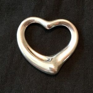 Tiffany Floating Heart Pendant Large